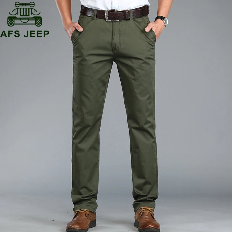 Plus Solide Mid Green kaki taille Taille army 44 29 Blue Hommes La Afs Couleur Droit Pantalon Hombre Coton Dark Jeep Casual 2018 Marque qxCOAvq