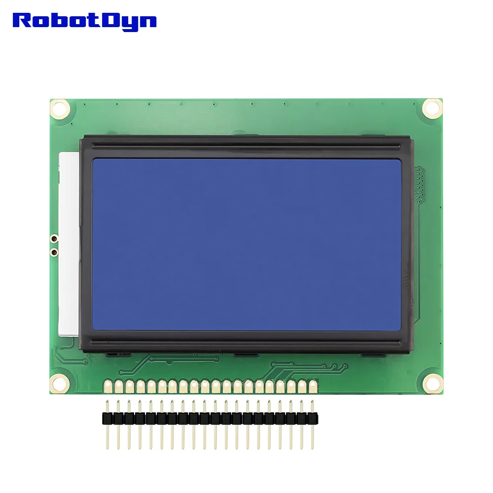 

Graphic LCD 12864 display, BLUE color with LED Backlight, rezolution 128x64
