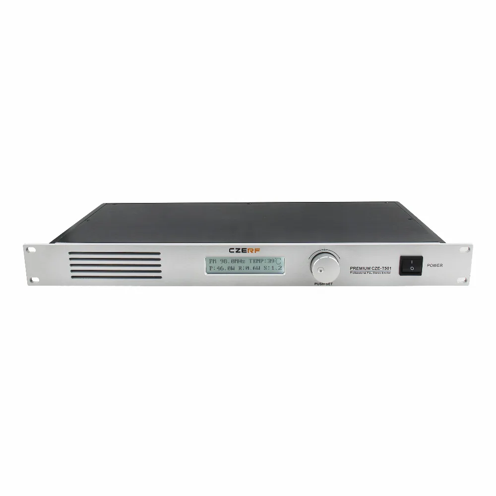 Профессиональный CZE T501 0 50 Вт регулируемый FM стерео передатчик hdmi прямая