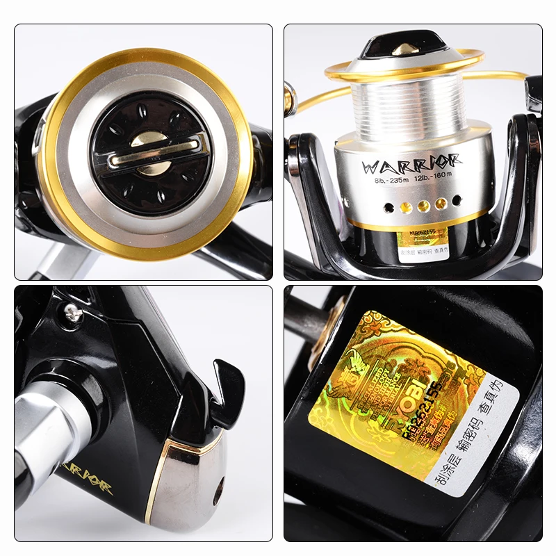100% оригинальная спиннинговая Рыболовная катушка RYOBI WARRIOR VI 1000 ~ 4000 6000/8000 Серия 6 + 1BB