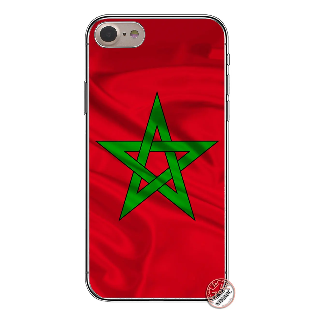 YIMAOC Morocco Футбол флаг Мягкий силиконовый чехол для телефона Apple iPhone 11 Pro X XR XS Max 6 6S 7 8 Plus 5 5S SE 10 Чехол - Цвет: 1