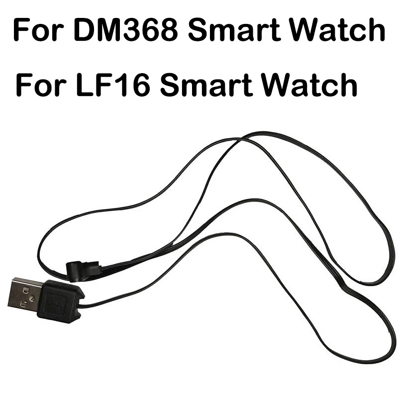 

Original DM368 USB Charging Cable Charger Dock For DM368 Smart Watch Accessories USB Cable For LF16 Smart Watch High Quality