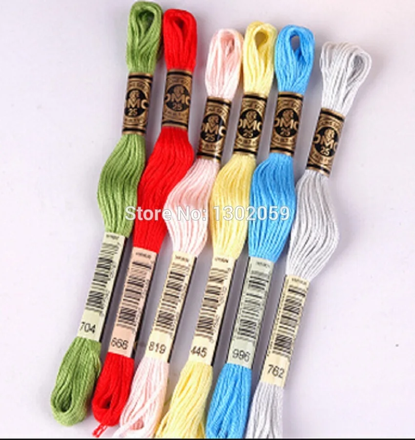 

New 100% Cotton Available DMC Thread Cross Stitch Embroidery Thread Floss----447 Pieces/Lot