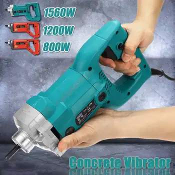 

800W/1200W/1600W Electric Concrete Vibrators Needle Lightweight Concrete Mixer Strong Copper Motor Construction Tools