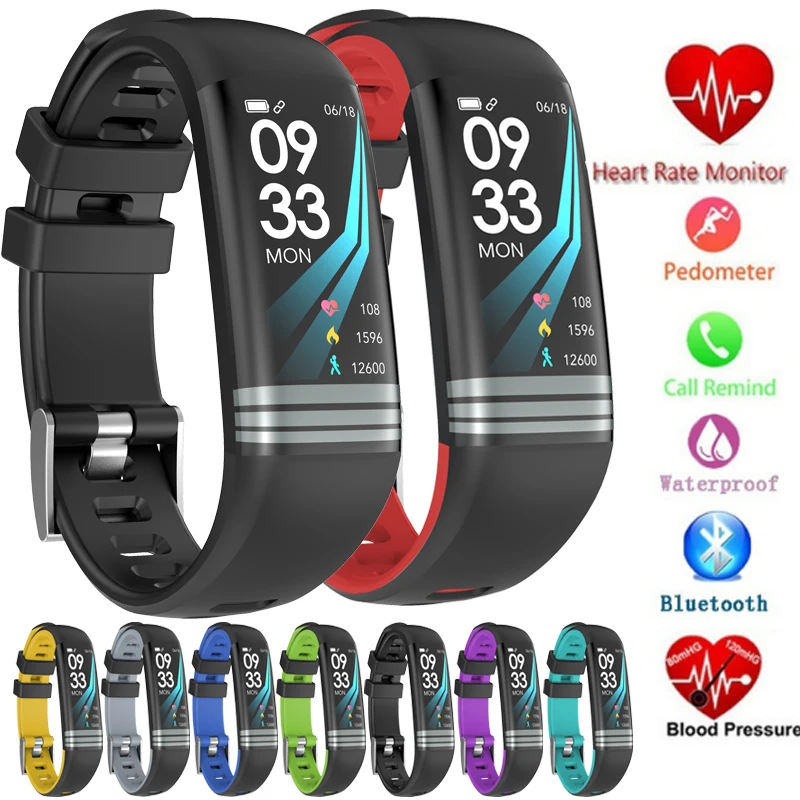

G26S Smart Fitness Bracelet Color Screen IP67 Waterproof Heart Rate Blood Pressure Oxygen Multi Sport Mode Band For Men Women