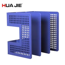 Hua Jie Magazine File Holder Organizer Box 6 41x 8 07x7 95 Blue