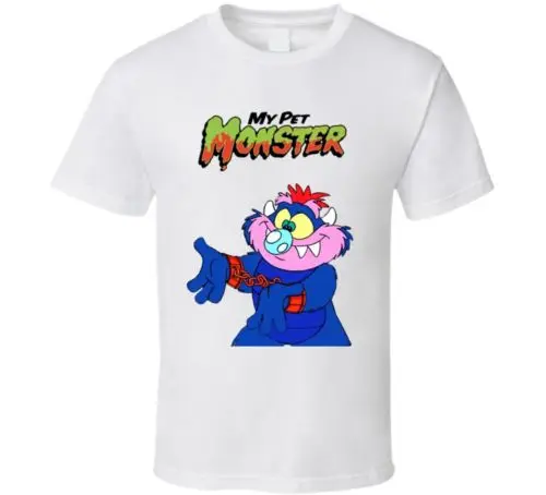 

My Pet Monster Cartoon 80'S T Shirt Cartoon t shirt men Unisex New Fashion tshirt free shipping top ajax 2018 funny t shirts