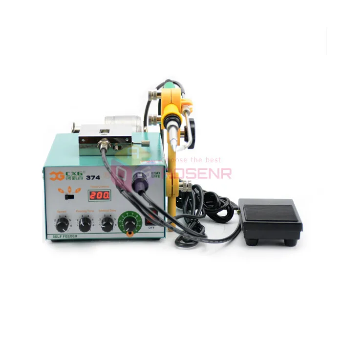 Cxg 374 H Automatic Tin Supply System Lead Free Welding Soldering Station Machine Tin Free Solder Spot Welder 110v 2v Soldering Stations Aliexpress