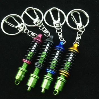 

Dewtreetali 2018 New Car Turbine Damper Coilover Keychain Auto Accessories Pendant Keyholder Free Shipping
