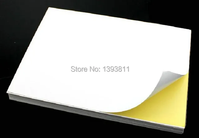 100 sheets a4 sticker paper a4 label paper strong adhesive for laser label paper for printer