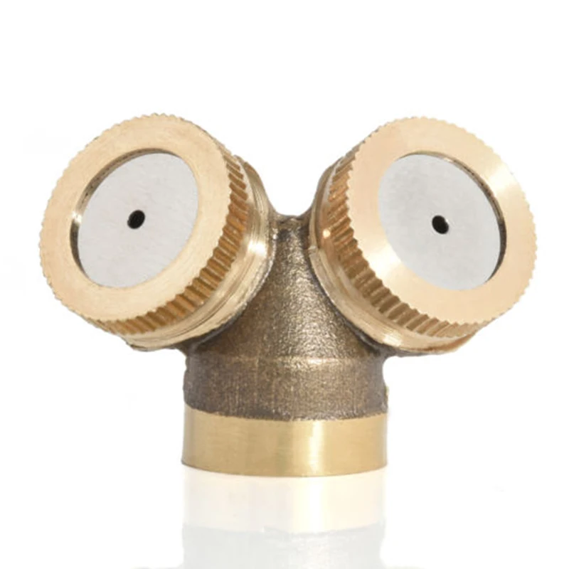 

Adjustable Brass Spray Misting Nozzle Garden Sprinklers Irrigation System Tools