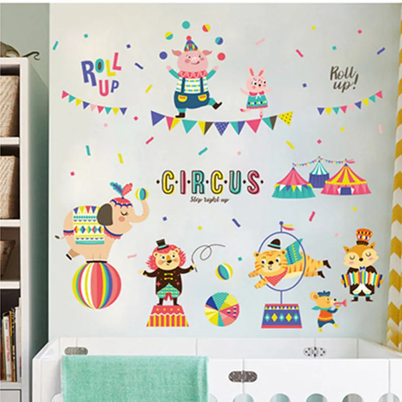 Cartoon Animal Alphabet Wall Sticker Removable Baby Nursery Kids Room Dec GS Cartoon Animal Alphabet Wall Sticker Removable Baby Nursery Kids Room Dec GS