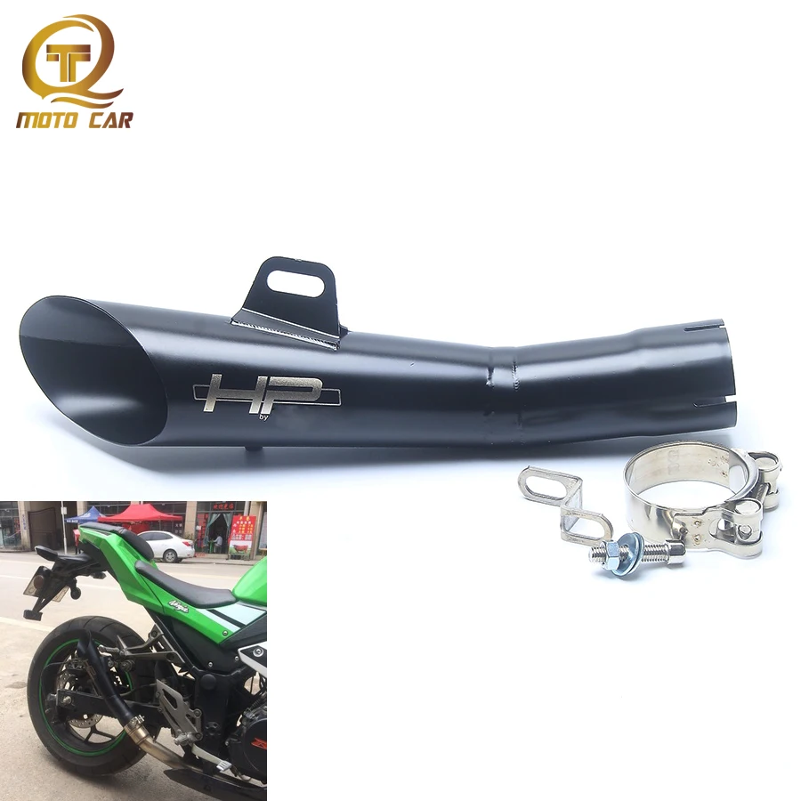 

Universal Exhaust GP/HP Muffler Clamp 51MM Escape Moto For Yamaha YZF-R6 Exhaust Cafe Exhaust racer Kawasaki R6 GP Enduro Bn600