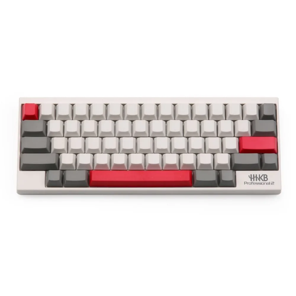 EC пустой серый и молочный keycap PBT OEM 63 ключи в красный Esc введите пробел для Topre ANSI