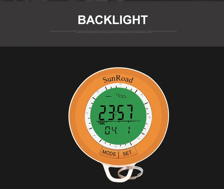 Карманные часы SUNROAD для мужчин и женщин для кемпинга, пешего туризма, шагомер, альтиметр, барометр, компас, термометр, погода, цифровые часы