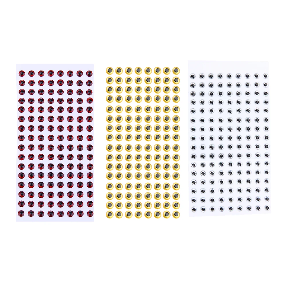 100 X 3D HOLOGRAPHIC 6MM RED EYES FOR FLYTYING,LURE,FLIES,PIKE,BASS,ARTS,TROUT