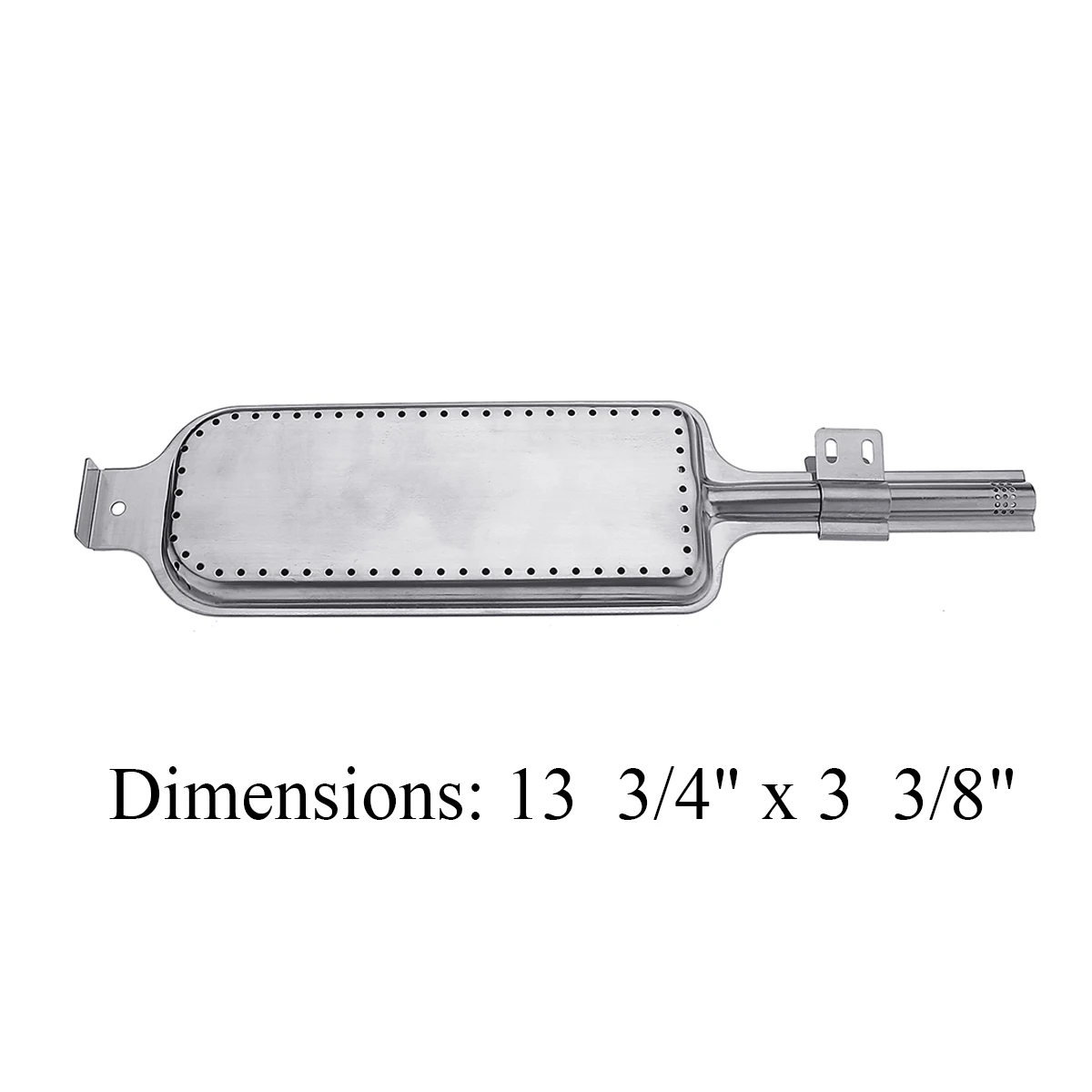 

3/4" x 3 3/8" Stainless Steel Burner Tube Adjustable BBQ Grill Oven Burner Replacement BBQ Accessories for Garden Grill