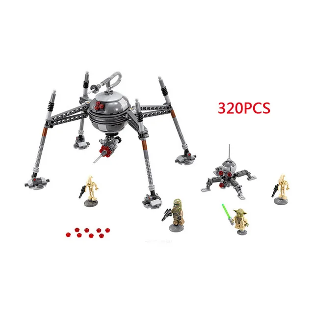 

Hot Space star wars Homing spider droids building block Army clone trooper Yoda bricks lepins compatible 75142 toys