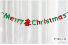 Merry Christmas banners,red,gold,silver,green greyboard Flags to decorate your home,office
