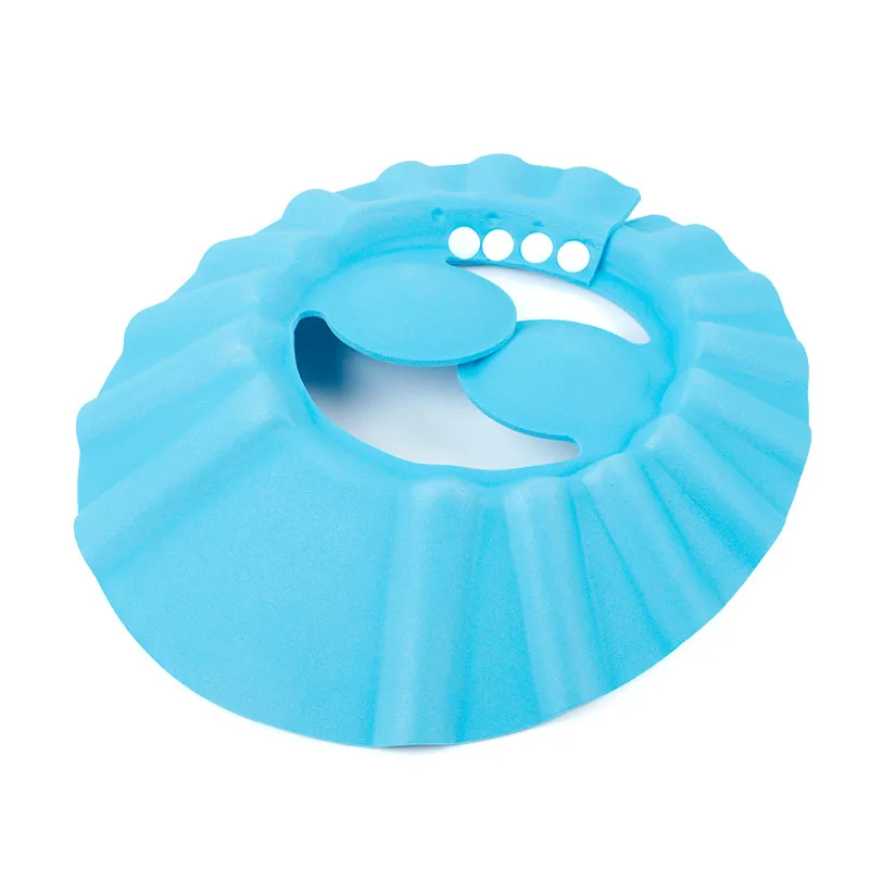 Congis 1 шт. детский безопасный шампунь шапочка для душа для Купания Защита регулируемая крышка дети мыть волосы щит шляпа для купания Bebes - Цвет: B2663