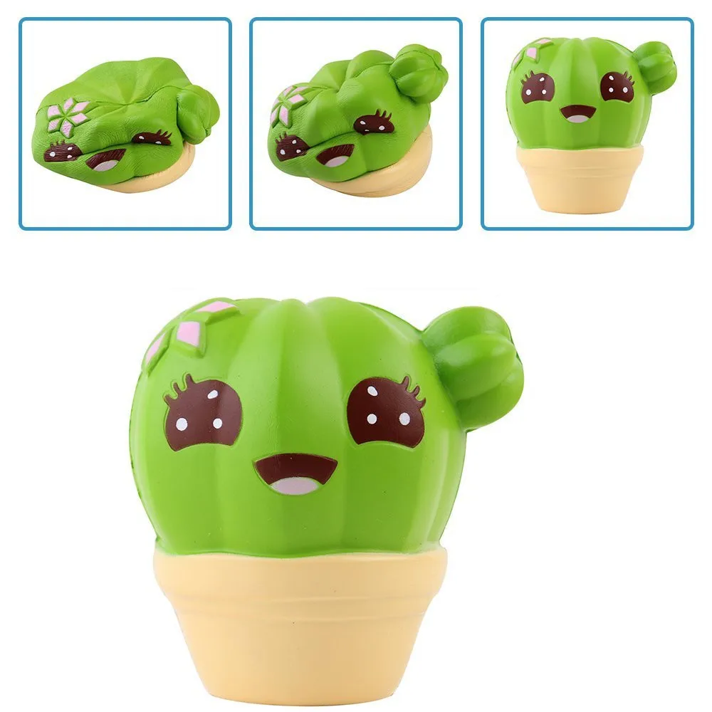MUQGEW Крем С КАКТУСОМ ароматизированный Сжимаемый Poopsie slime surprise Squeeze Strap детская