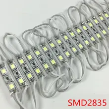 1000 шт SMD 2835 2 светодиода модуль Малый Размеры светодиодный модуль Mini светодиодный модуль 2607 мм DC12V Водонепроницаемый IP65 для линия светодиодных букв
