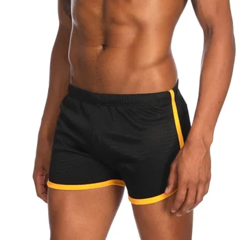

Men Cotton Briefs Middle Waist Elastic Soft Breathable Solid Color Male Underpants QL Sale