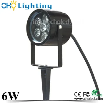 

10PCS Free Shipping Black Outdoor 6W Spike LED Garden Lamp Lighting AC85-265V