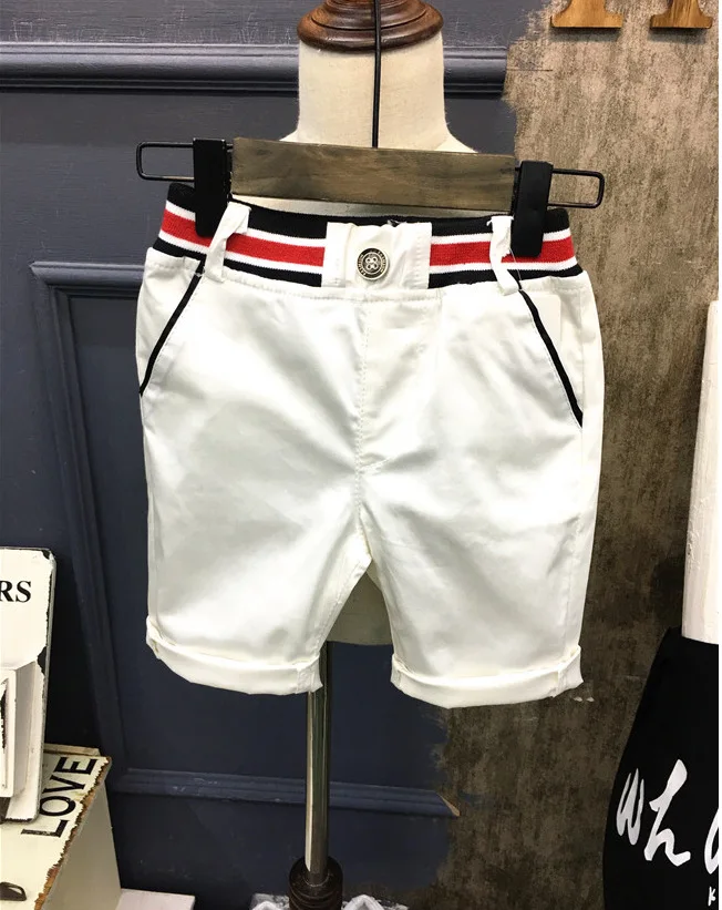 boys shorts 2018 fashion white baby boys shorts summer children chothing kids casual shorts boys pants shorts 2-6years