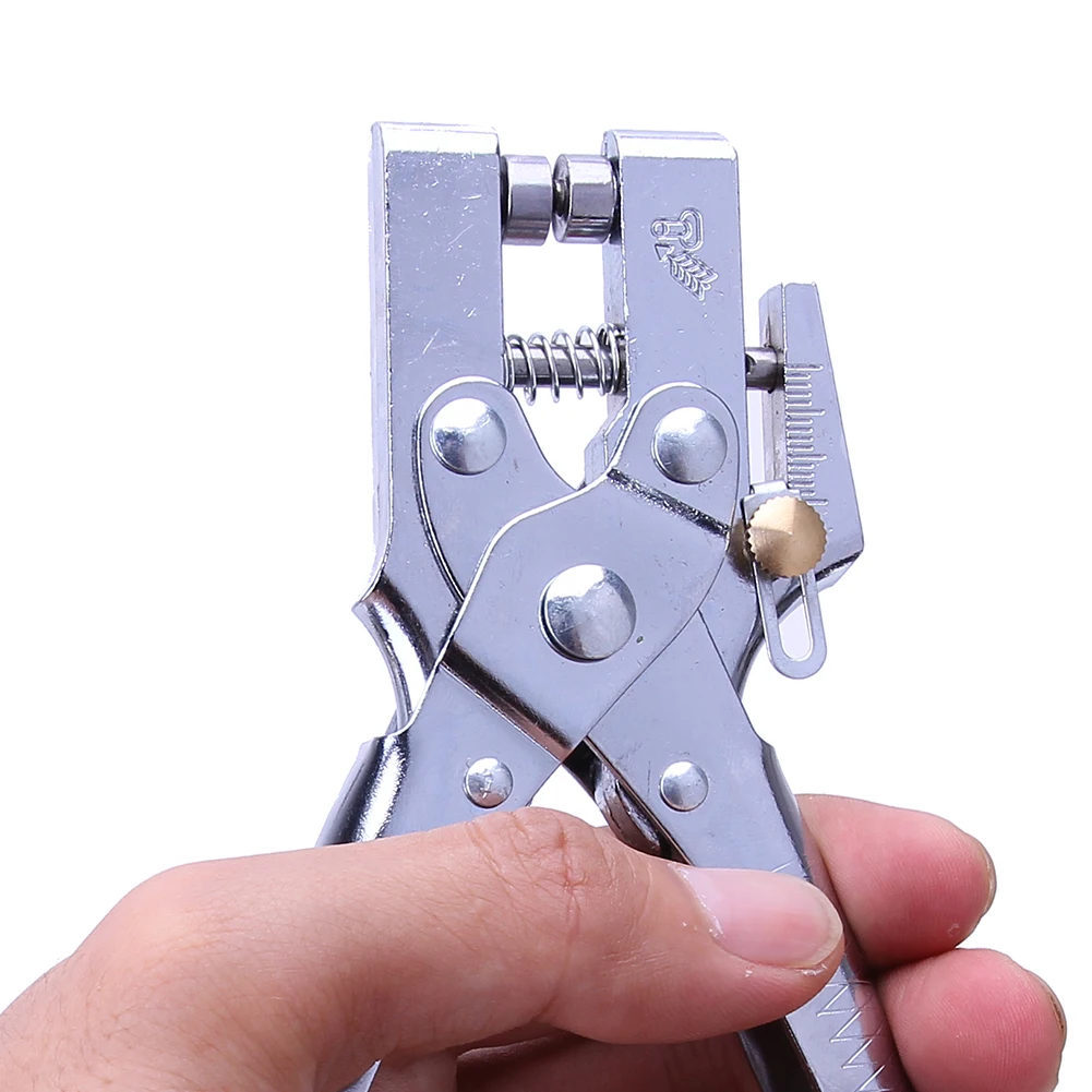 Заклепки проушины Дырокол Ручные плоскогубцы с 100 шт. легко Нажимаемые люверсы