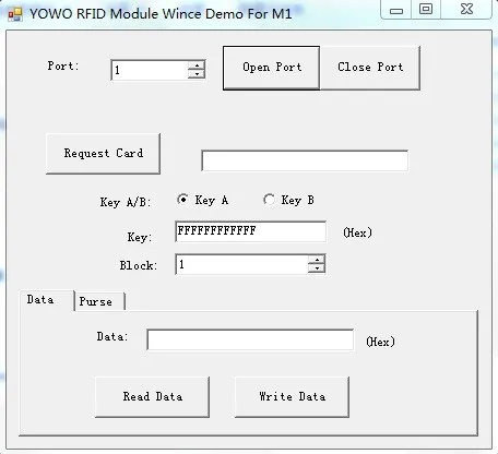Неконтактирующий RFID модуль, может читать и белое hf RFID тег, антенна, добавьте Wince SDK, Поддержка ISO14443A, ISO14443B, ISO15693