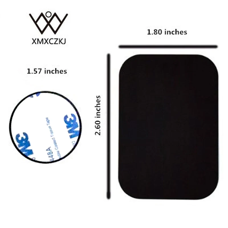 XMXCZKJ Holder Accessories Replacement Mount Metal Plate Kits with Adhesive for All Magnetic Car Mount Stand Cradle Cellphone