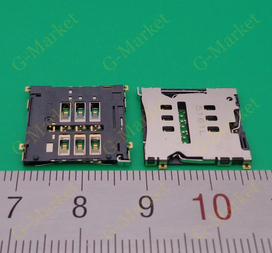 100X Оригинальный разъем для HTC S720e G23 One X ONEX sim card reader держатель лоток с гнездом