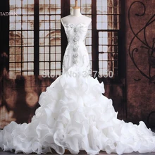 Роскошное Свадебное платье русалки с кристаллами, дорогие свадебные платья vestido de noiva robe de mariage vestido de noiva curto по индивидуальному заказу