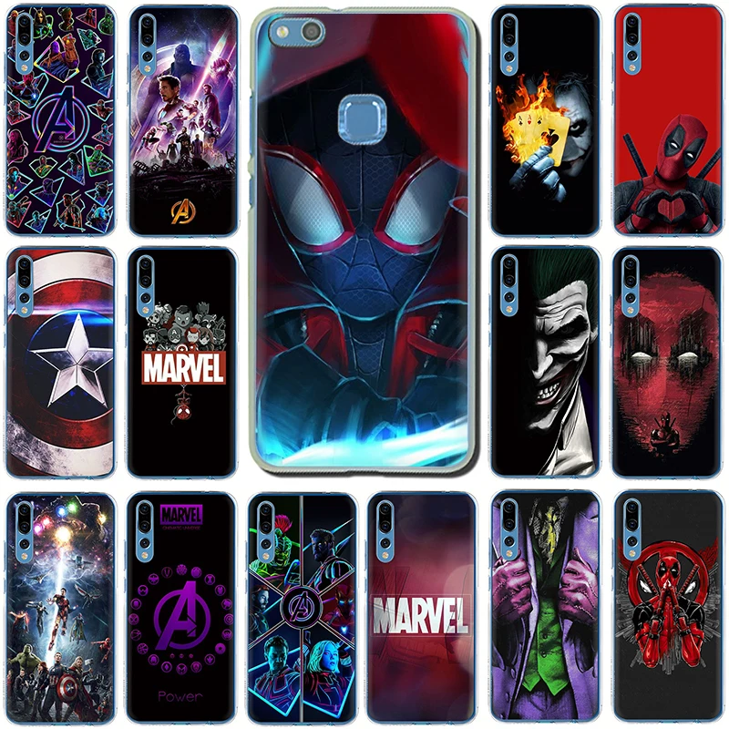 Жесткий чехол для телефона Marvel Мстители Jorker Dead Pool для huawei Honor 6A 6C 7A Pro 7C 7X8 9 10 Lite 8C 8X Play