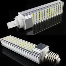 52 светодиодный s 5050 SMD 12 Вт E27 G24 светодиодный горизонт вниз светодиодные лампы освещения 85~ 265 V