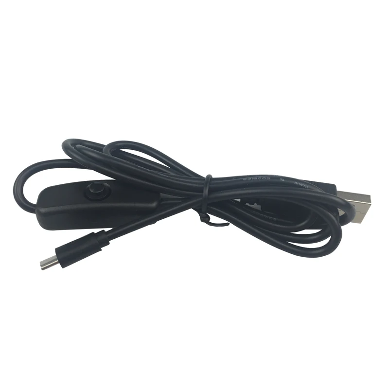 10 шт./лот 5 В 2A Мощность переходник + Micro USB кабель с выключателем Питание для Raspberry Pi 2 Малина PI zero w