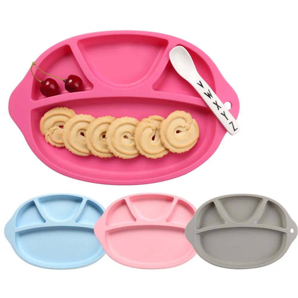 

1PCS 27.5*18*2.0 Washable Creative Silicone Placemats for Kids Child Table Mats Heat Resistant Table Placemats Tableware Coaster