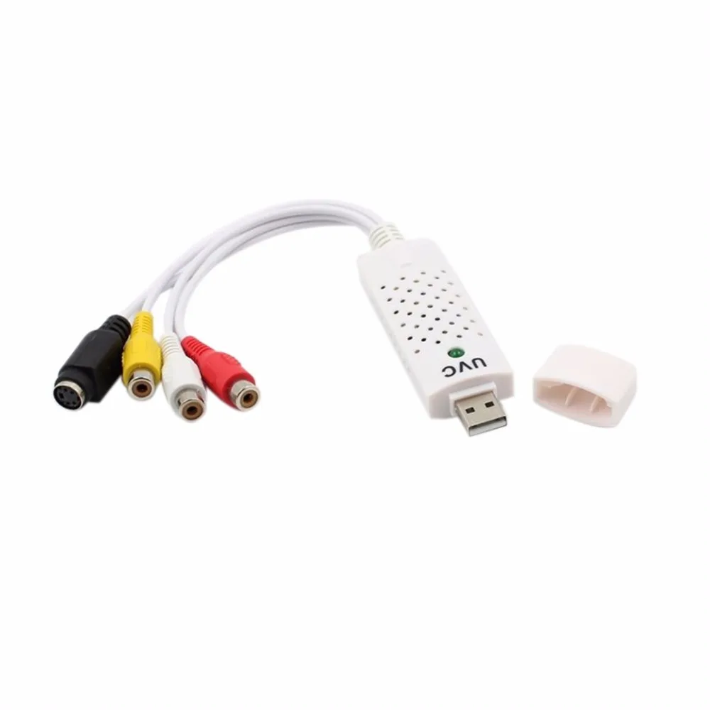 Высококачественный портативный Easycap USB 2,0 Захват аудио, видео карта адаптер VHS на DVD видео конвертер захвата для Win7/8/XP/Vista