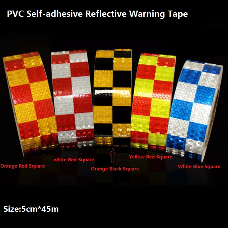 pvc-prystal-lattice-car-body-reflective-sticker-road-traffic-warning-self-adhesive-reflective-tape