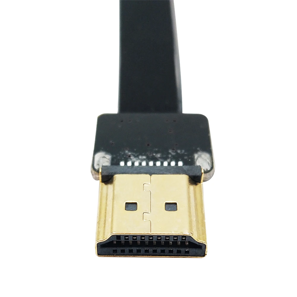 Danspeed FPV HDMI type A Male to Male M/M HDTV, FPC плоский кабель для аэрофотосъемка подключение видео устройства к HDMI 20 см