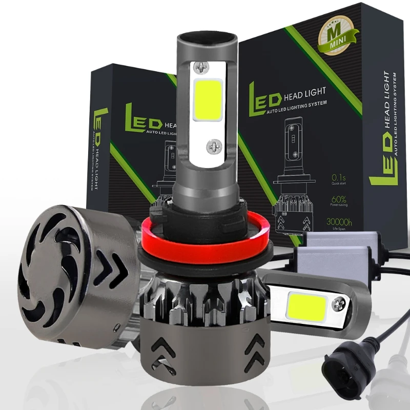 

2xH8H11 180W30000LM LED Headlight Kit Beam Bulbs 6000K 2018 Drop Shipping Support