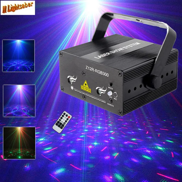 Mini 300 mw RGB Laser Podiumverlichting Effect Rood Groen Blauw ... Mini 300 mw RGB Laser Podiumverlichting Effect Rood Groen Blauw ...