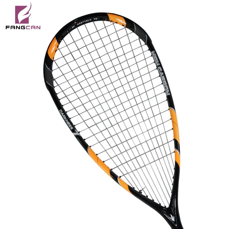 1 pc FANGCAN Darkness 7 100% Carbon 145g Squash Racket with Squash Sting Bag for Senior Player