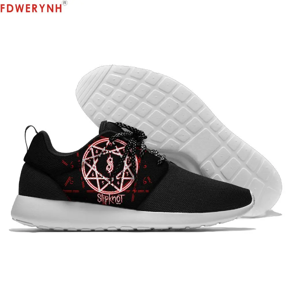 

2018 Music Band Slipknot Men's Custom Casual 3D Print Outdoor Leisure Mens Mesh Shoes
