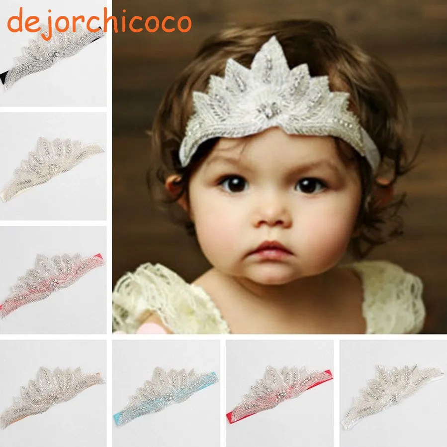 Rhinestone wedding girls crown party headbands Children's dancing tiara