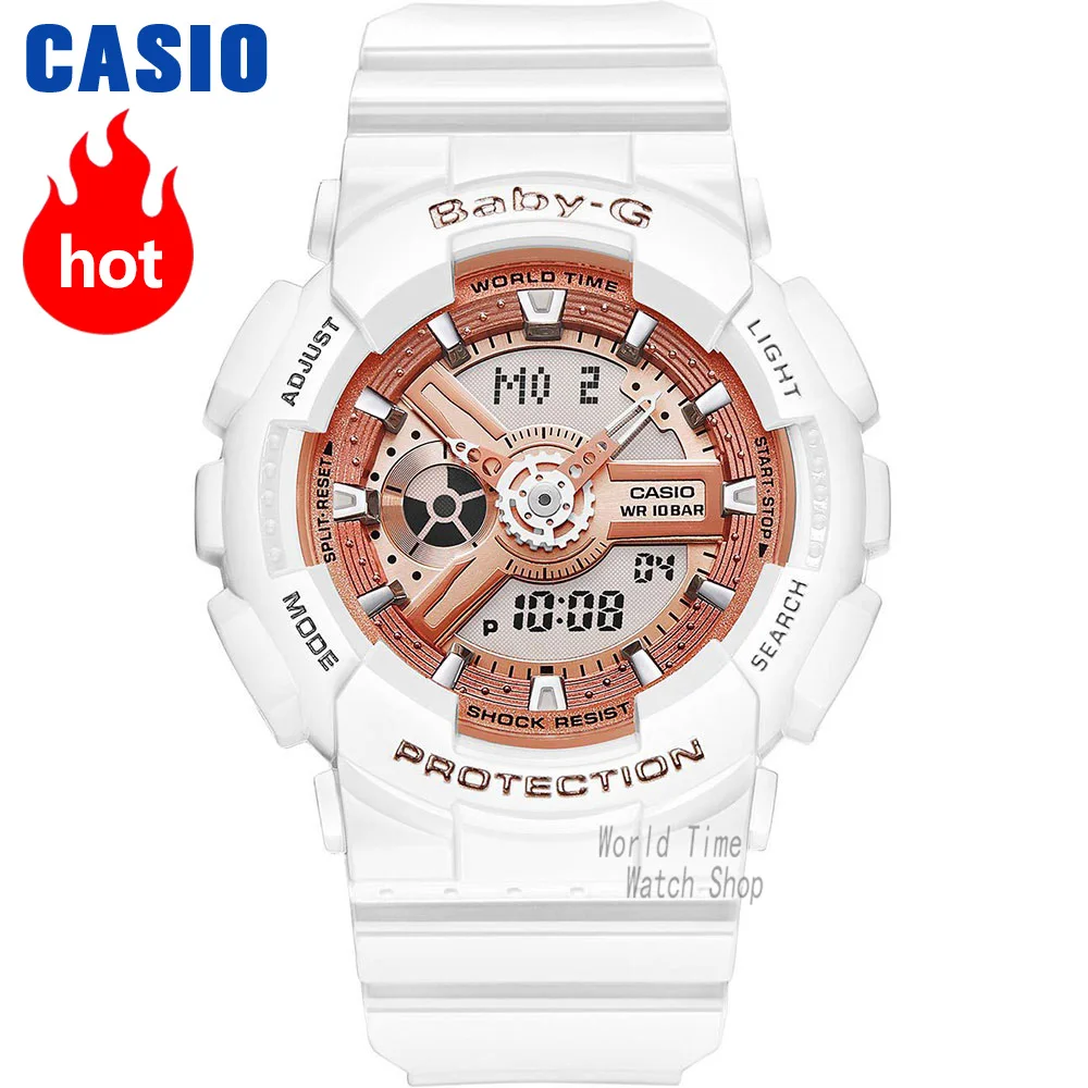 Часы Casio baby g Женские часы Luxury Brand Set цифровые наручные 100м Водонепроницаемый