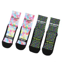 Камуфляж стиль печати открытый носки MTB велосипеда профессиональные велосипедные носки компрессионные спортивные носки Пешие прогулки