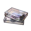 Creative Nordic style Retro Glass jewelry storage box Jewelry display box Desktop storage organization Home Decoration 6
