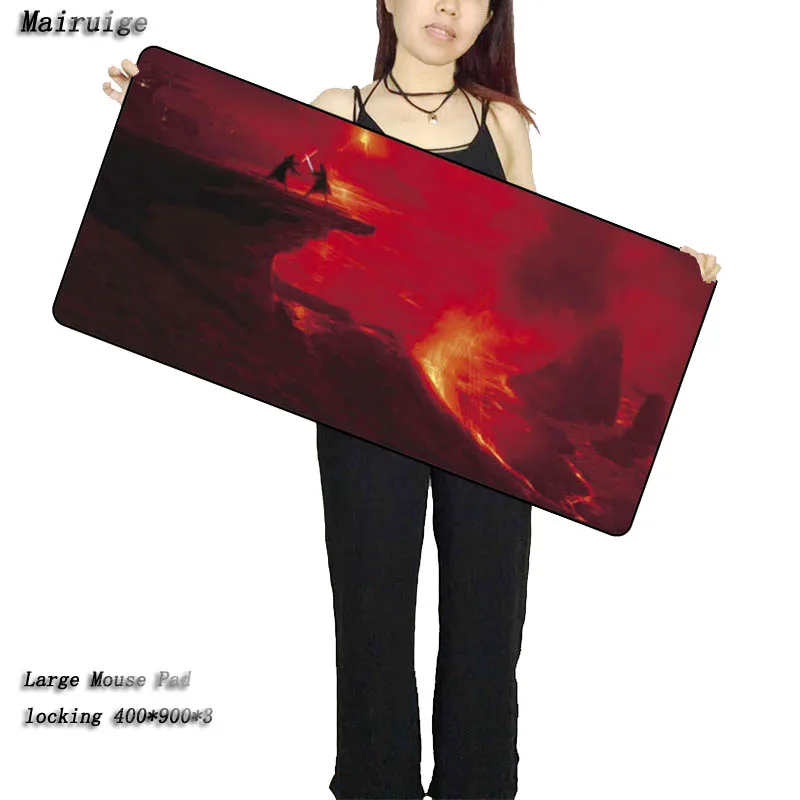 Mairuige Large Speed mouse pad Natural Rubber PC Computer Gaming mousepad Desk Cup Mat for LOL surp
